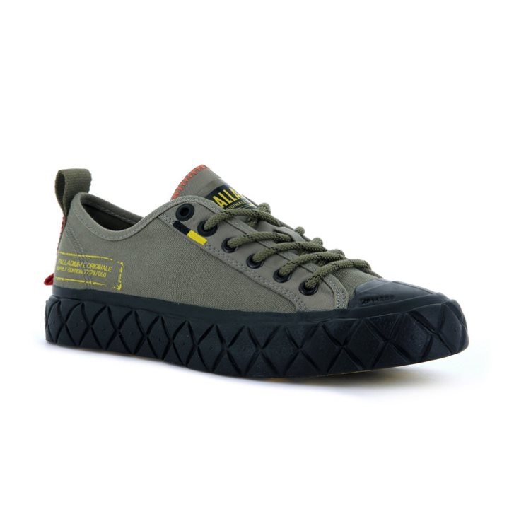 Pánské Tenisky Palladium Palla Ace Supply LO Low Tops Olivy Zelené | CZ XBF-26C